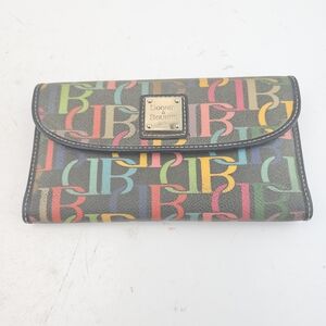 Dooney & Bourke Multicolor Signature Continental Wallet